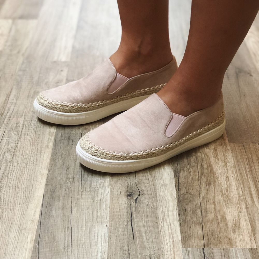 Blush Suede Espadrilles